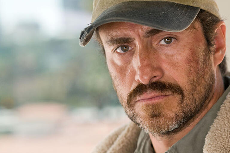 Actor Demián Bichir in "A Better Life." (Image courtesy of Chris Weitz.) A close up photo of actor Demián Bichir in "A Better Life."